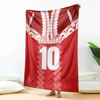 Custom Tahiti Football Polynesian Pattern Blanket LT03 - Polynesian Pride