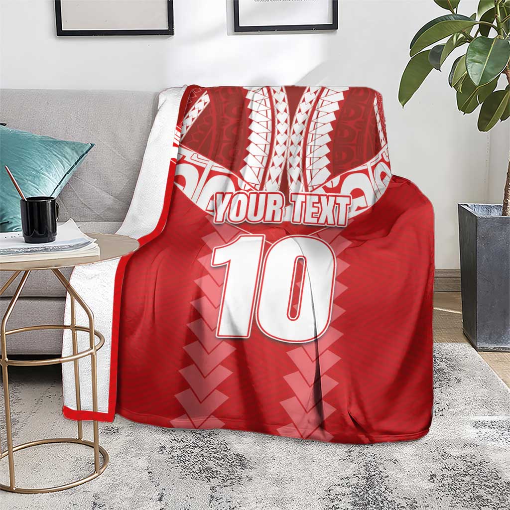 Custom Tahiti Football Polynesian Pattern Blanket LT03 - Polynesian Pride