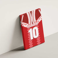 Custom Tahiti Football Polynesian Pattern Canvas Wall Art LT03 - Polynesian Pride