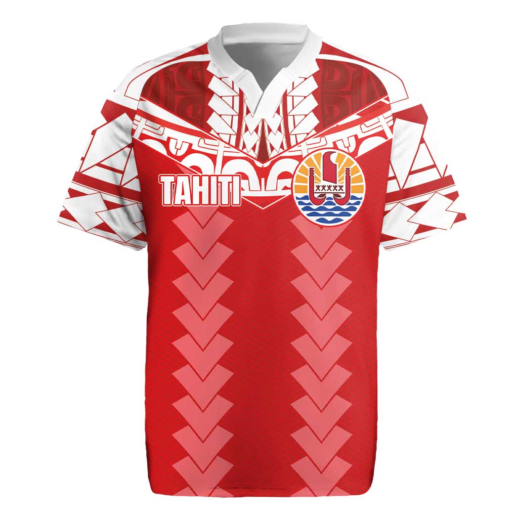 Custom Tahiti Football Polynesian Pattern Rugby Jersey