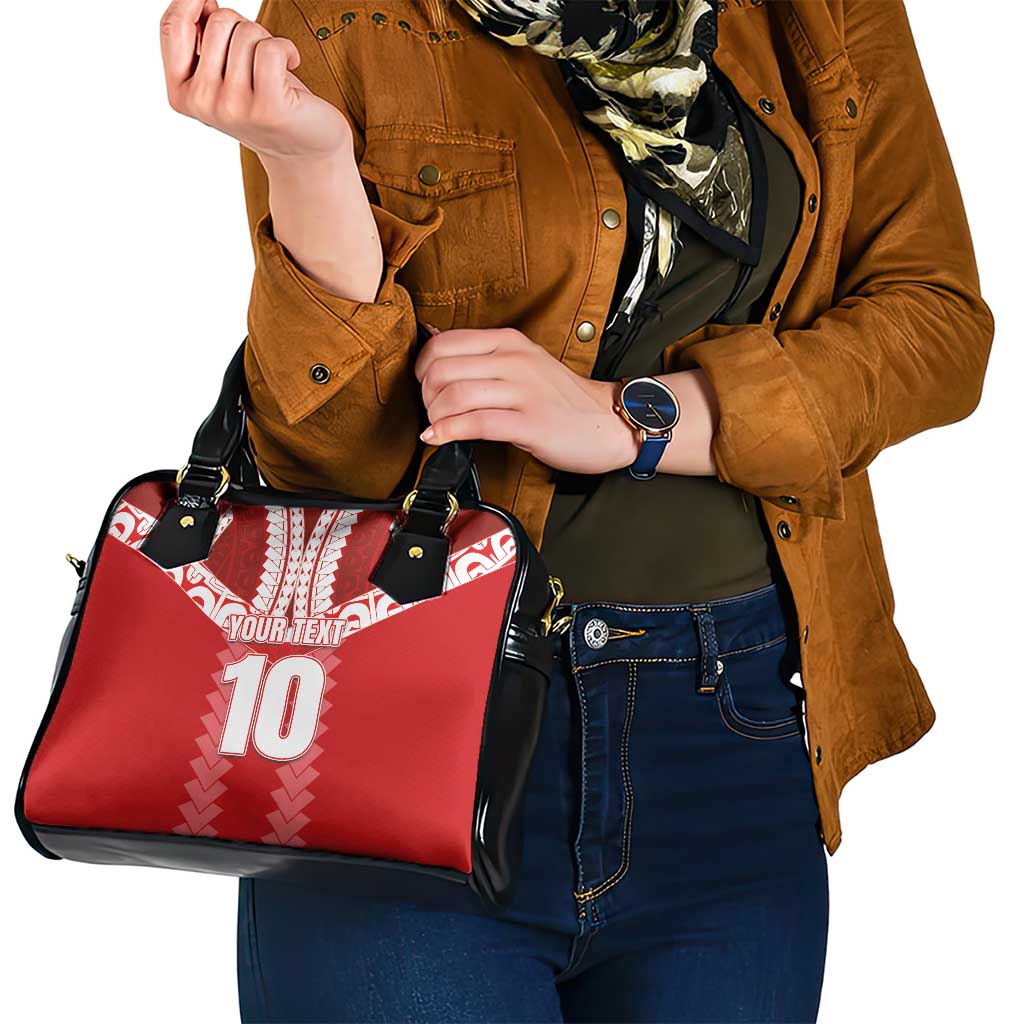 Custom Tahiti Football Polynesian Pattern Shoulder Handbag LT03 - Polynesian Pride