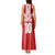 Custom Tahiti Football Polynesian Pattern Tank Maxi Dress