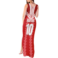 Custom Tahiti Football Polynesian Pattern Tank Maxi Dress LT03 - Polynesian Pride