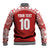 Custom Tonga Football Ngatu Tribal Tattoo Baseball Jacket