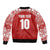 Custom Tonga Football Ngatu Tribal Tattoo Bomber Jacket