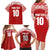 Custom Tonga Football Ngatu Tribal Tattoo Family Matching Long Sleeve Bodycon Dress and Hawaiian Shirt