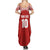 Custom Tonga Football Ngatu Tribal Tattoo Family Matching Summer Maxi Dress and Hawaiian Shirt