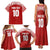 Custom Tonga Football Ngatu Tribal Tattoo Family Matching Tank Maxi Dress and Hawaiian Shirt