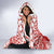 Custom Tonga Football Ngatu Tribal Tattoo Hooded Blanket