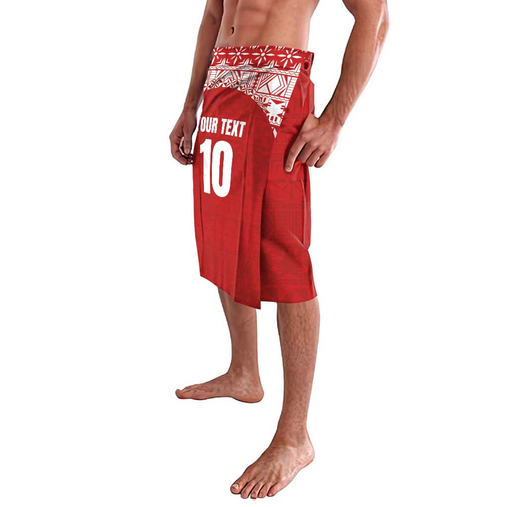 Custom Tonga Football Ngatu Tribal Tattoo Lavalava LT03 - Polynesian Pride
