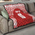 Custom Tonga Football Ngatu Tribal Tattoo Quilt