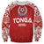 Custom Tonga Football Ngatu Tribal Tattoo Sweatshirt