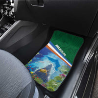 Marshall Islands Kwajalein Atoll Car Mats Polynesian Pattern and Undersea Animals LT03 - Polynesian Pride