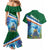 Marshall Islands Kwajalein Atoll Couples Matching Mermaid Dress and Hawaiian Shirt Polynesian Pattern and Undersea Animals