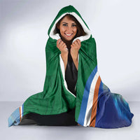Marshall Islands Kwajalein Atoll Hooded Blanket Polynesian Pattern and Undersea Animals LT03 - Polynesian Pride