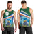 Marshall Islands Kwajalein Atoll Men Tank Top Polynesian Pattern and Undersea Animals