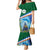 Marshall Islands Kwajalein Atoll Mermaid Dress Polynesian Pattern and Undersea Animals