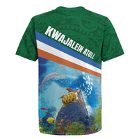 Marshall Islands Kwajalein Atoll Rugby Jersey Polynesian Pattern and Undersea Animals LT03 - Polynesian Pride