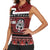 New Zealand Culture Women Sleeveless Polo Shirt Kia Ora Aotearoa Moko Tattoo Mask with Waka and Maori Art Pattern