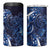 New Zealand Gecko Maori Art Tattoo 4 in 1 Can Cooler Tumbler Matariki Mode