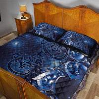 New Zealand Gecko Maori Art Tattoo Quilt Bed Set Matariki Mode LT03 - Polynesian Pride