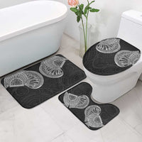 Samoan Traditional Art Tattoos Bathroom Set Tatau Roman Reigns Black Color LT03 - Polynesian Pride