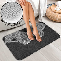 Samoan Traditional Art Tattoos Bathroom Set Tatau Roman Reigns Black Color LT03 - Polynesian Pride