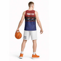 Personalised Samoan DNA-Proud of Samoa Basketball Jersey Polynesian Patterns LT03 - Polynesian Pride