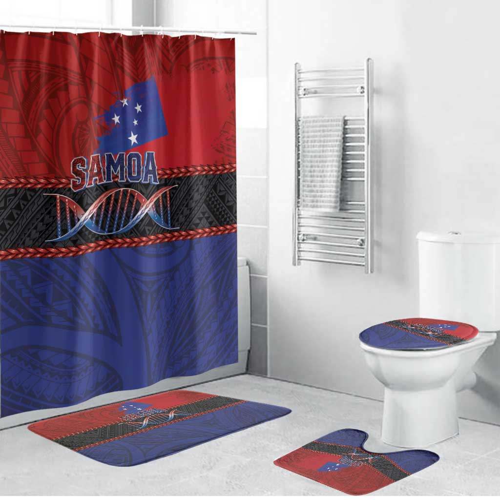 Samoan DNA-Proud of Samoa Bathroom Set Polynesian Patterns LT03 Bathroom Set (4 pcs) Multicolor - Polynesian Pride