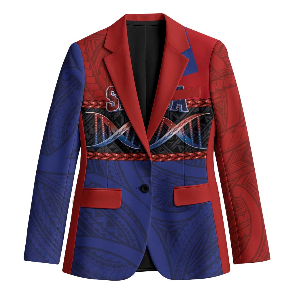 Personalised Samoan DNA-Proud of Samoa Blazer Polynesian Patterns LT03 Unisex Multicolor - Polynesian Pride