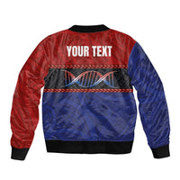 Personalised Samoan DNA-Proud of Samoa Bomber Jacket Polynesian Patterns LT03 - Polynesian Pride