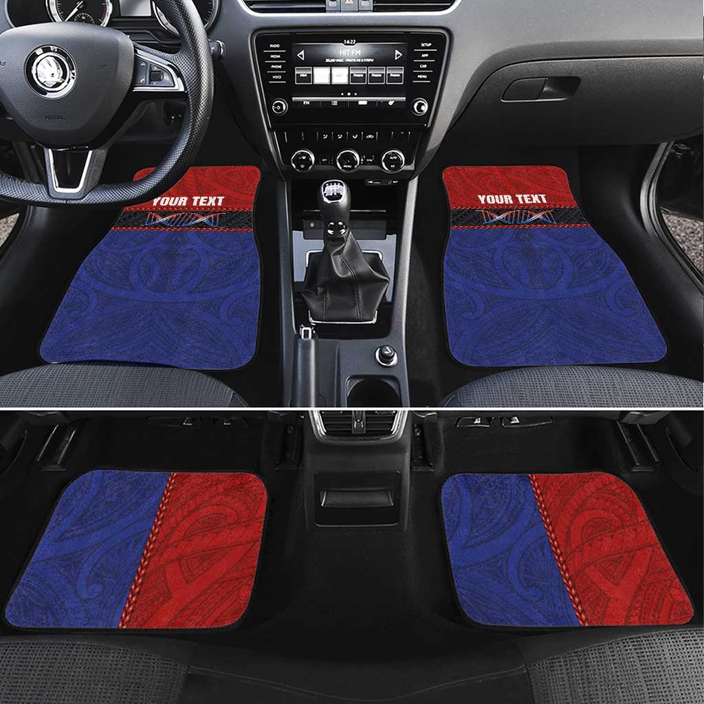 Personalised Samoan DNA-Proud of Samoa Car Mats Polynesian Patterns LT03 Set 4pcs Multicolor - Polynesian Pride