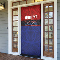 Personalised Samoan DNA-Proud of Samoa Door Cover Polynesian Patterns LT03 - Polynesian Pride