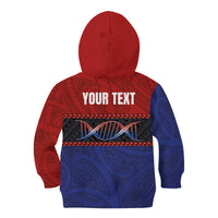 Personalised Samoan DNA-Proud of Samoa Kid Hoodie Polynesian Patterns LT03 - Polynesian Pride