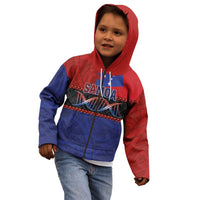 Personalised Samoan DNA-Proud of Samoa Kid Hoodie Polynesian Patterns LT03 - Polynesian Pride