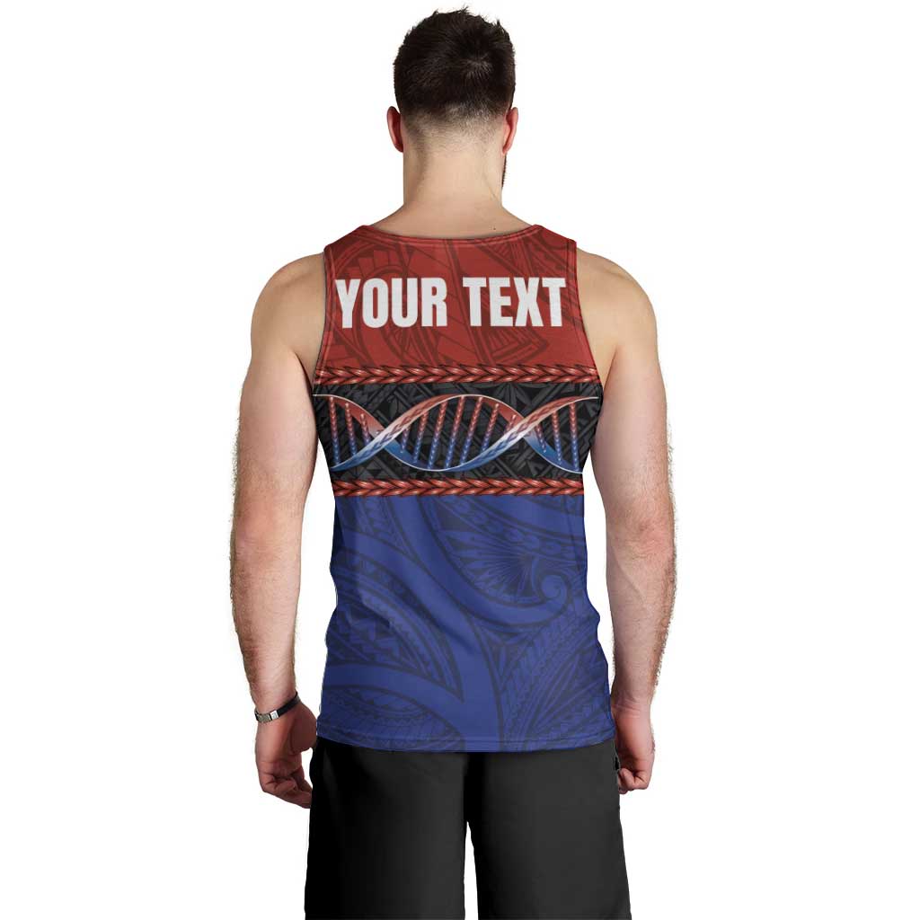 Personalised Samoan DNA-Proud of Samoa Men Tank Top Polynesian Patterns LT03 - Polynesian Pride