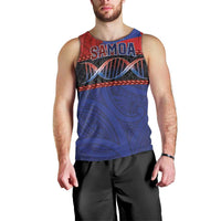 Personalised Samoan DNA-Proud of Samoa Men Tank Top Polynesian Patterns LT03 - Polynesian Pride