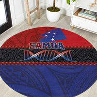 Samoan DNA-Proud of Samoa Round Carpet Polynesian Patterns LT03 Multicolor - Polynesian Pride
