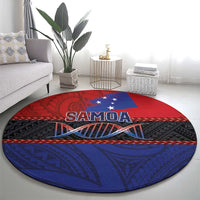 Samoan DNA-Proud of Samoa Round Carpet Polynesian Patterns LT03 - Polynesian Pride