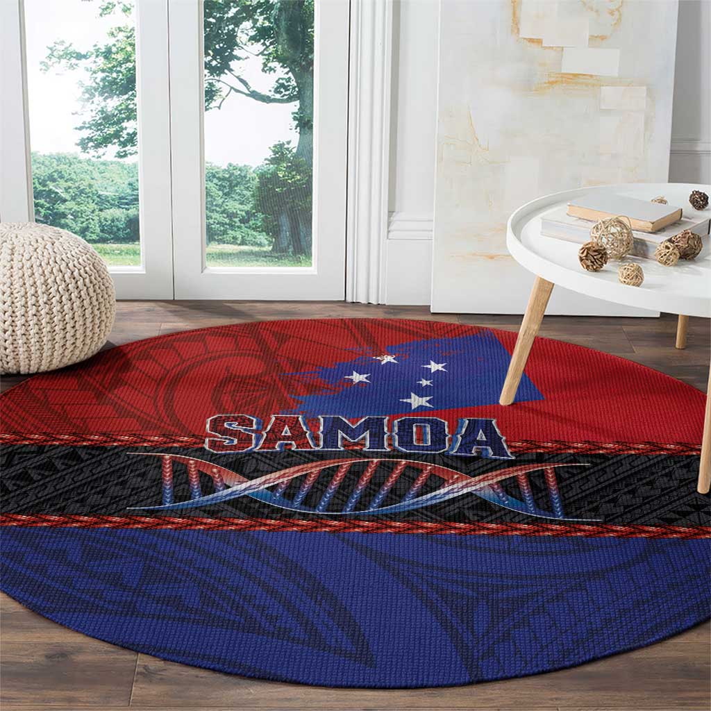 Samoan DNA-Proud of Samoa Round Carpet Polynesian Patterns LT03 - Polynesian Pride