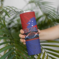 Samoan DNA-Proud of Samoa Skinny Tumbler Polynesian Patterns LT03 - Polynesian Pride