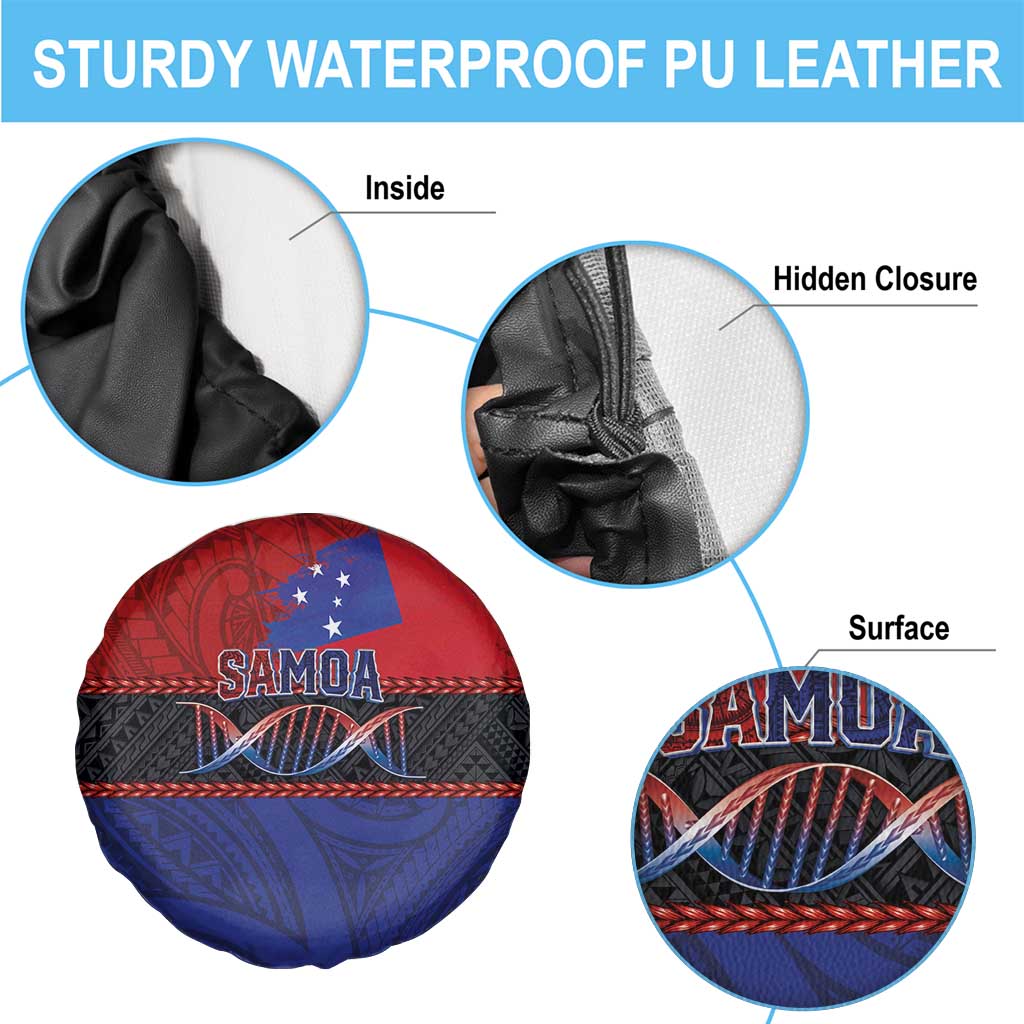 Samoan DNA-Proud of Samoa Spare Tire Cover Polynesian Patterns LT03 - Polynesian Pride