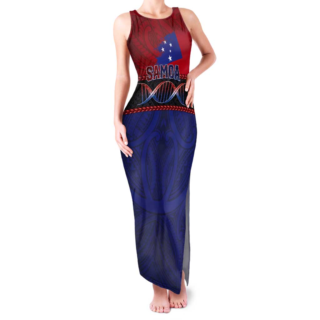 Personalised Samoan DNA-Proud of Samoa Tank Maxi Dress Polynesian Patterns LT03 Women Multicolor - Polynesian Pride