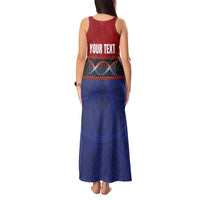 Personalised Samoan DNA-Proud of Samoa Tank Maxi Dress Polynesian Patterns LT03 - Polynesian Pride