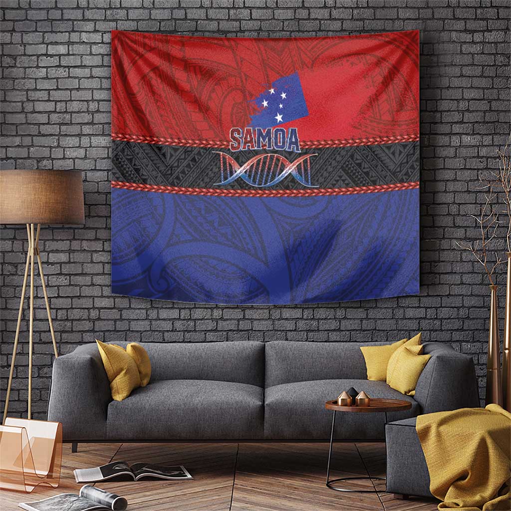 Samoan DNA-Proud of Samoa Tapestry Polynesian Patterns LT03 Multicolor - Polynesian Pride