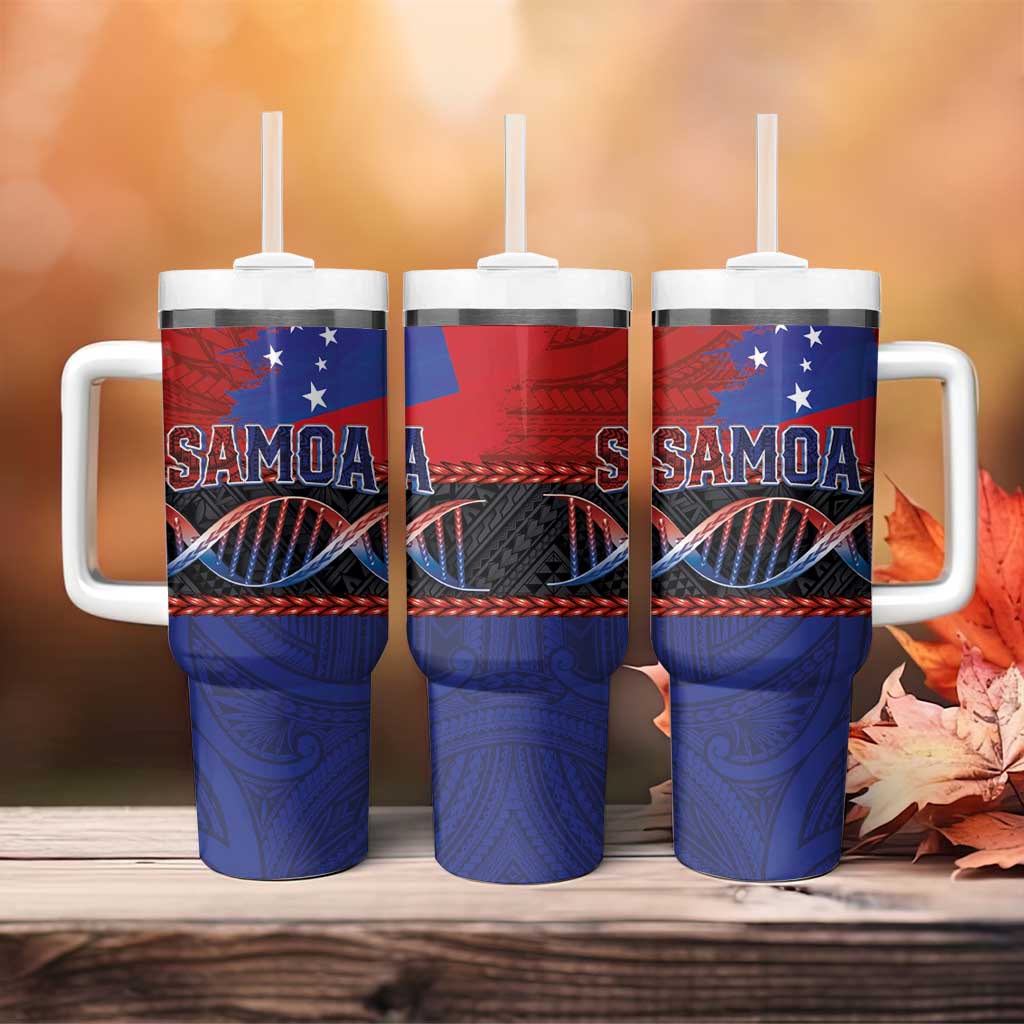 Samoan DNA-Proud of Samoa Tumbler With Handle Polynesian Patterns LT03 - Polynesian Pride