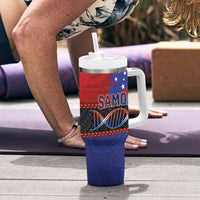 Samoan DNA-Proud of Samoa Tumbler With Handle Polynesian Patterns LT03 - Polynesian Pride