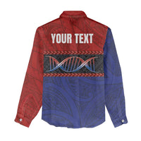 Personalised Samoan DNA-Proud of Samoa Women Casual Shirt Polynesian Patterns LT03 - Polynesian Pride