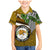 Hawaii James Campbell High School Family Matching Mermaid Dress and Hawaiian Shirt Kakau Pattern Gold Color Version LT03 Son's Shirt Gold - Polynesian Pride