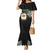 Hawaii James Campbell High School Mermaid Dress Kakau Pattern Black Version LT03 Women Black - Polynesian Pride